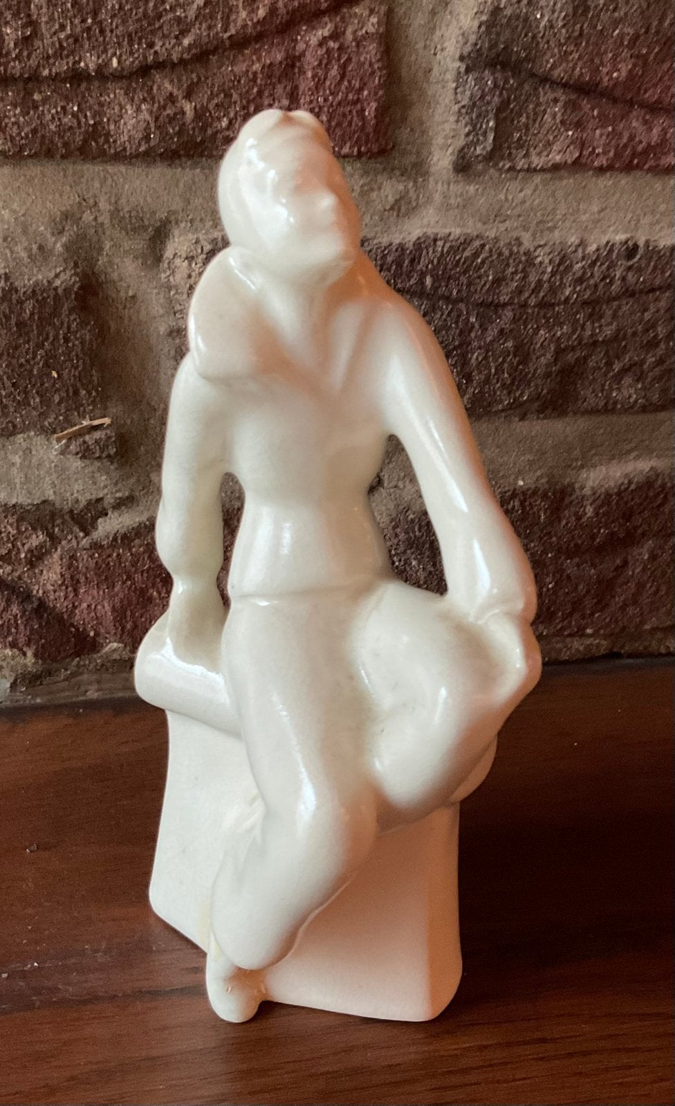 Plateel Art Deco Amelia Earhart Vliegenierster, Antiek en Kunst, Ophalen of Verzenden