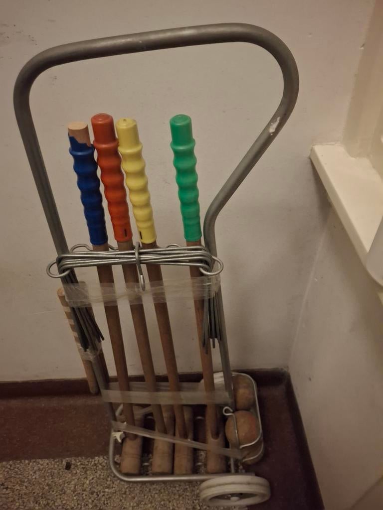 Vintage Croquet set, Ophalen of Verzenden