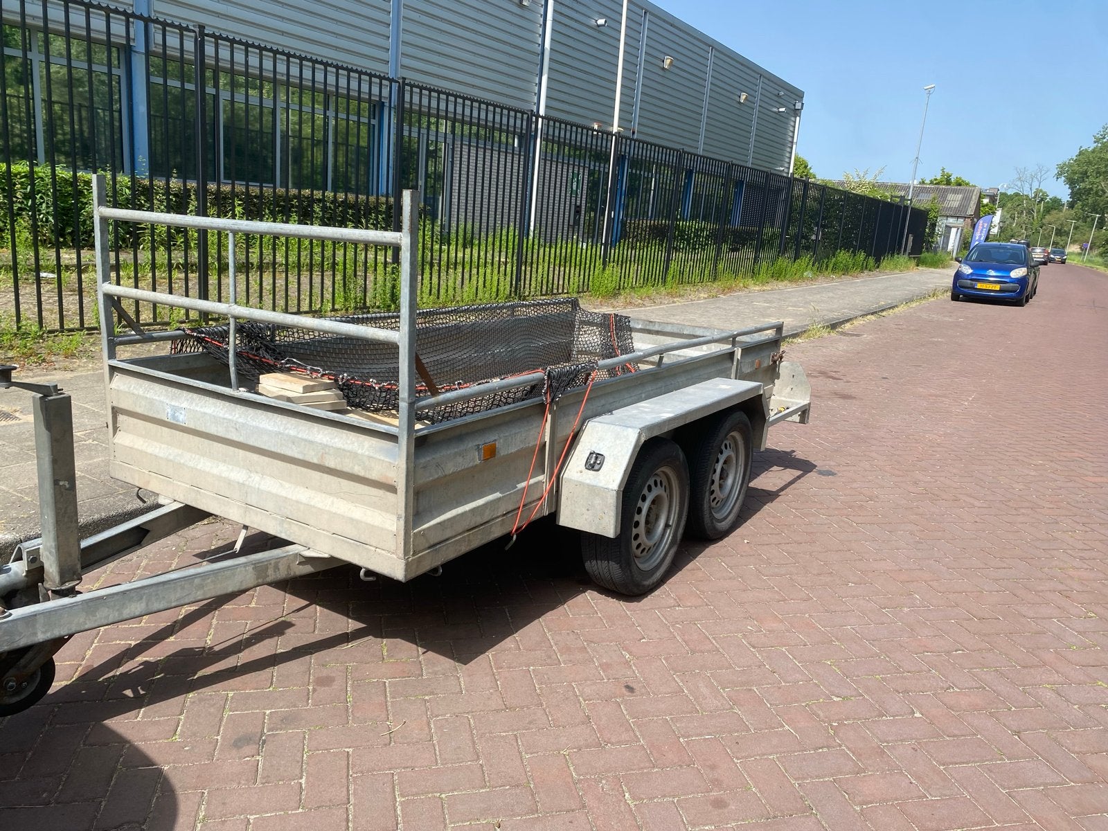 Tandemasser aanhangwagen te koop 3 meter 2700kg, Auto diversen, Aanhangers en Bagagewagens, Ophalen, Gebruikt