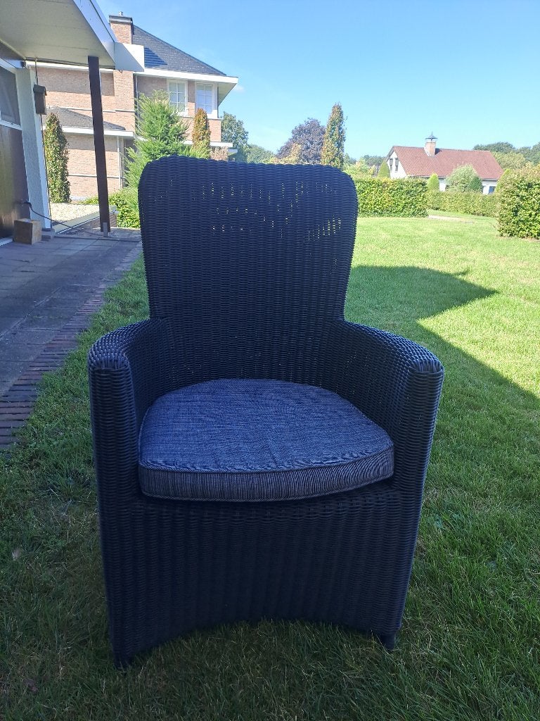 Bois Le Duc tuinstoelen, Ophalen, Zo goed als nieuw, Rotan, Verstelbaar