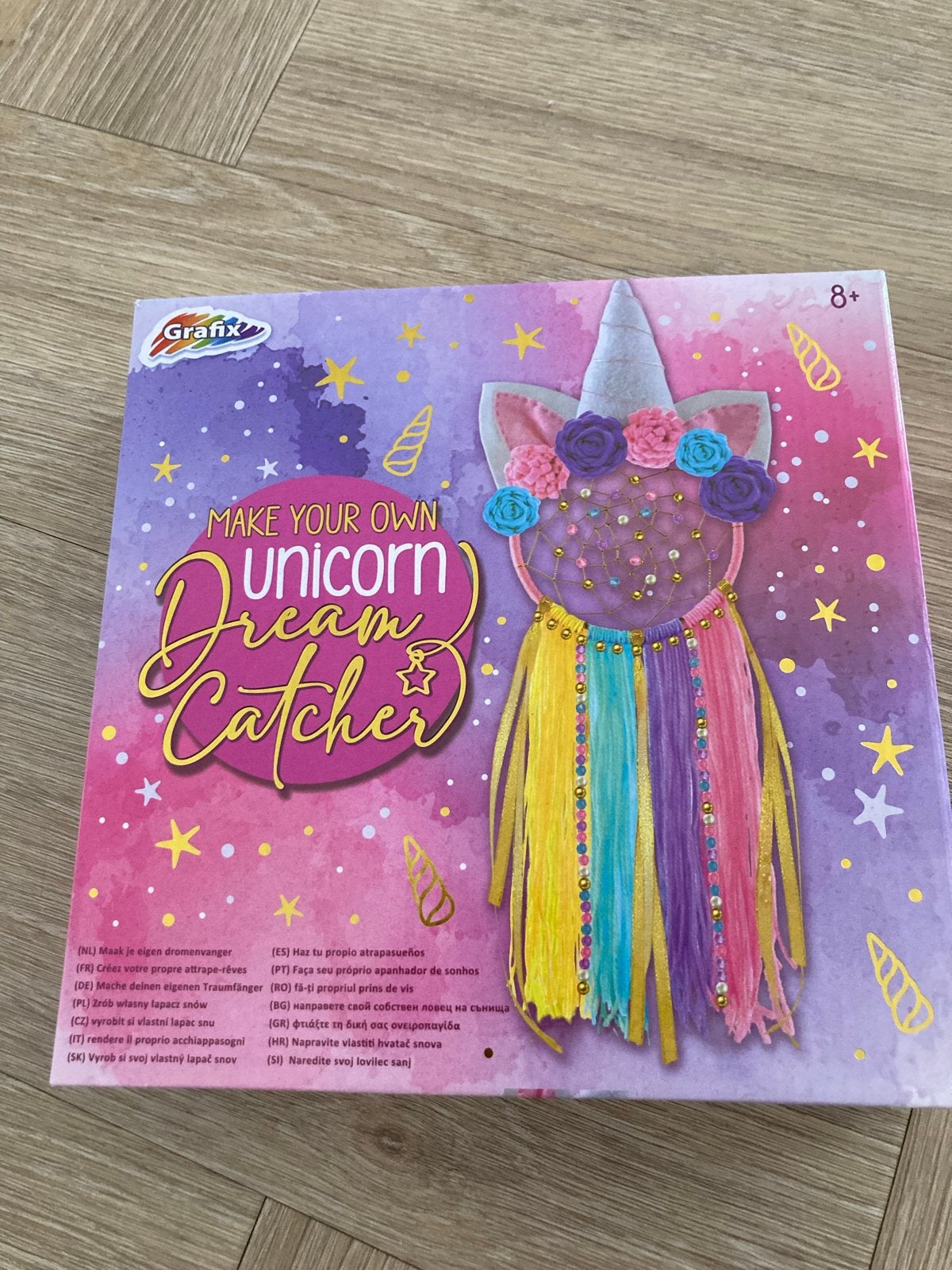 DIY Eenhoorn Dromenvanger Knutselset unicorn nieuw, Fantasie, Textiel, Nieuw, Meerkleurig