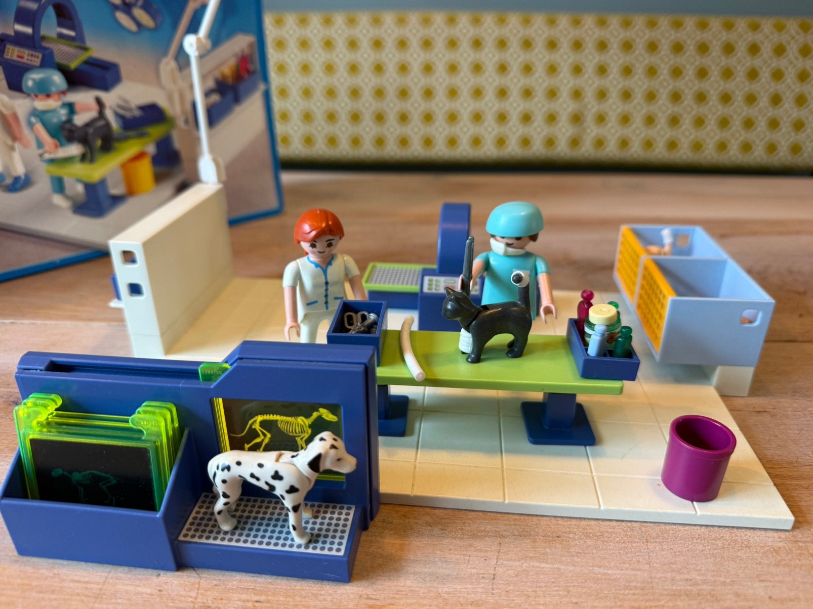 Mooie complete PLAYMOBIL set dierenarts, Ophalen of Verzenden, Zo goed als nieuw