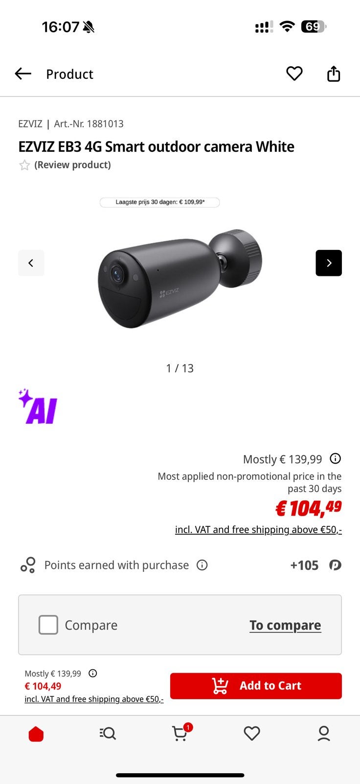 New & unopened home cameras + video doorbell for sale, Ophalen of Verzenden, Nieuw
