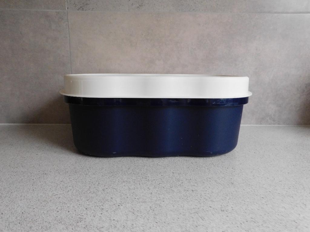 Tupperware Preludio Broodbox 39x27x15 cm. Indigo Wit, Ophalen of Verzenden, Zo goed als nieuw, Wit, Overige typen