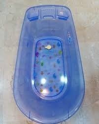 Bad Babyjem Fish Transparant Blauw, Ophalen of Verzenden, Gebruikt, Badje, Overige merken