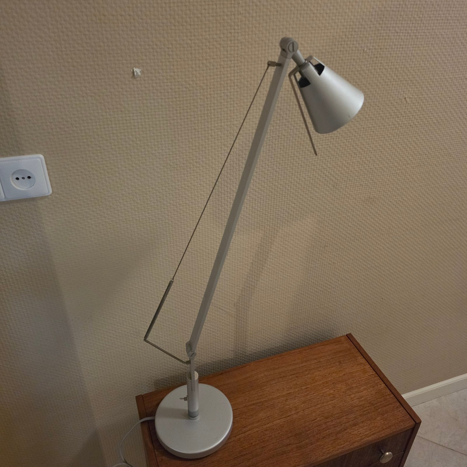 IKEA Husvik Bureaulamp Aluminium Design Tolomeo Look, Ophalen of Verzenden, Minder dan 100 cm