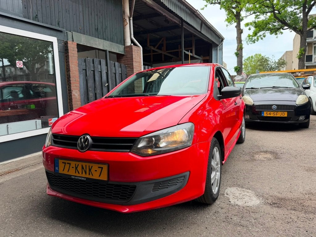 Volkswagen Polo 1.2 6V 44KW 5D My2009 2010 Rood nieuw APK, Voorwielaandrijving, 40 €/maand, 1198 cc, Origineel Nederlands