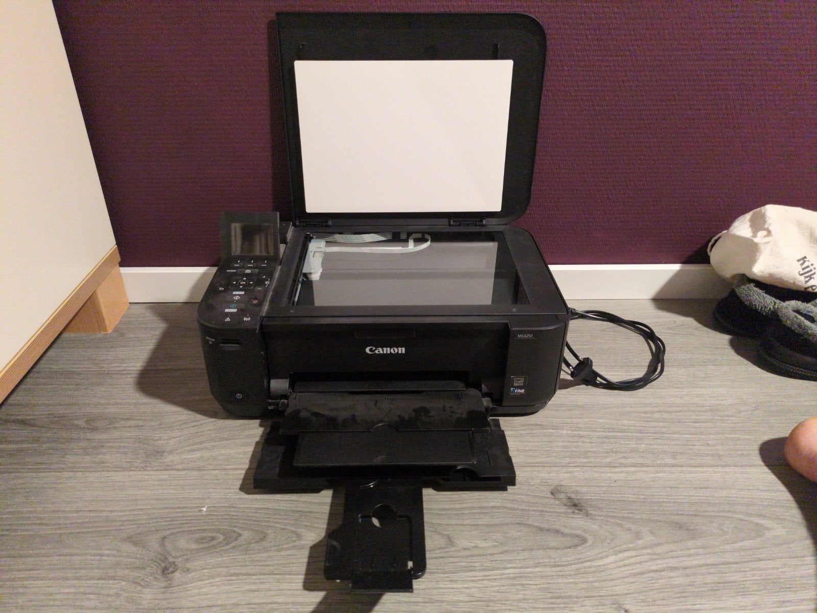 Canon Pixma MG4250 All-in-One Printer met Wi-Fi, Computers en Software, Printers, Gebruikt, All-in-one, Inkjetprinter, Scannen