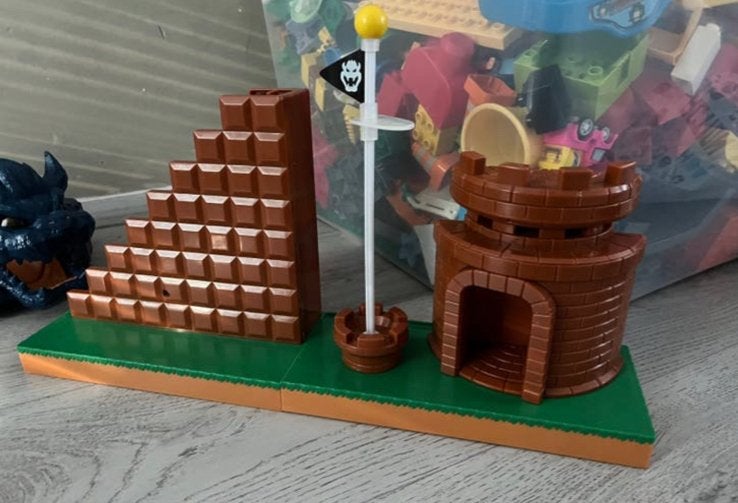 Mario speelset met kasteel en Bowser schip, Kinderen en Baby's, Speelgoed | Buiten | Speelhuisjes, Ophalen of Verzenden, Zo goed als nieuw