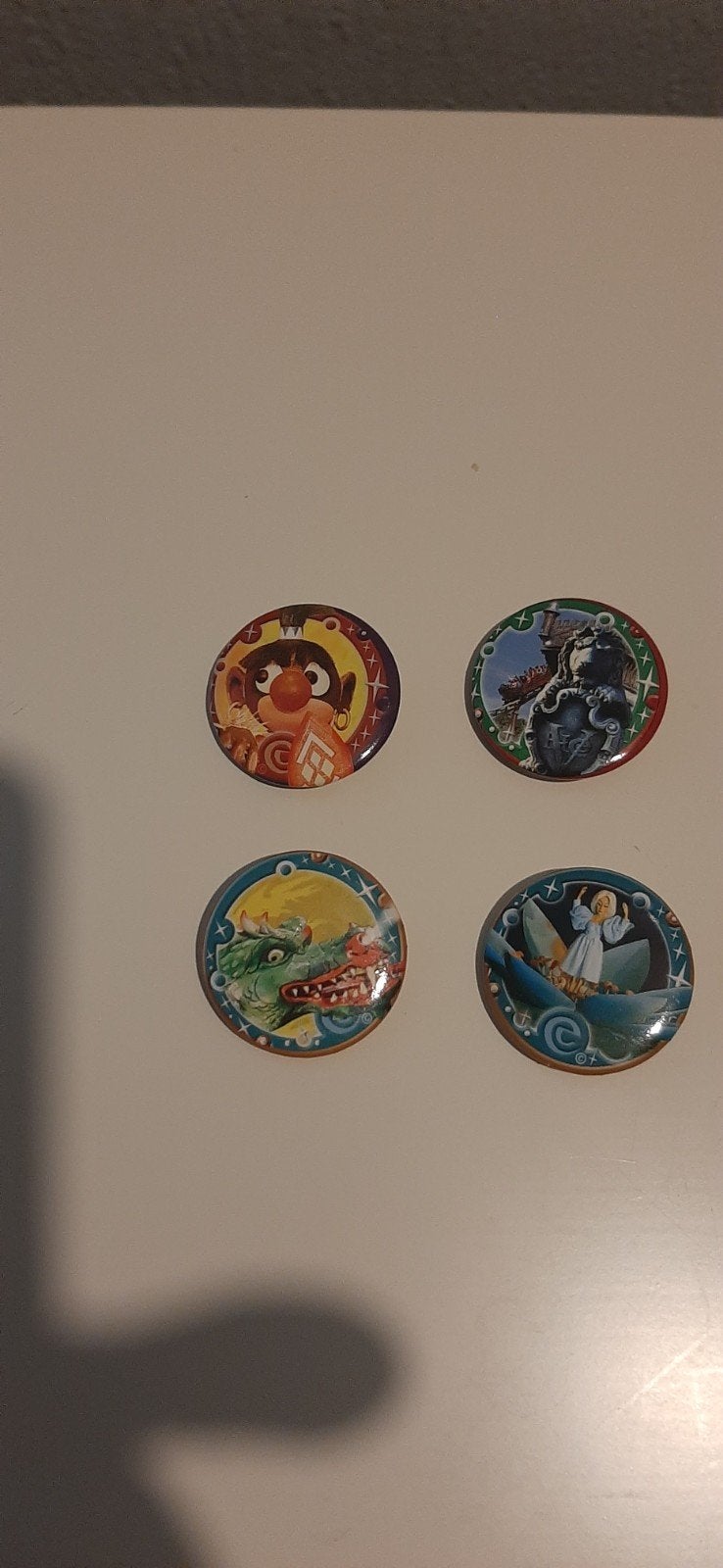 Efteling buttons - set van 4, Verzamelen, Ophalen of Verzenden