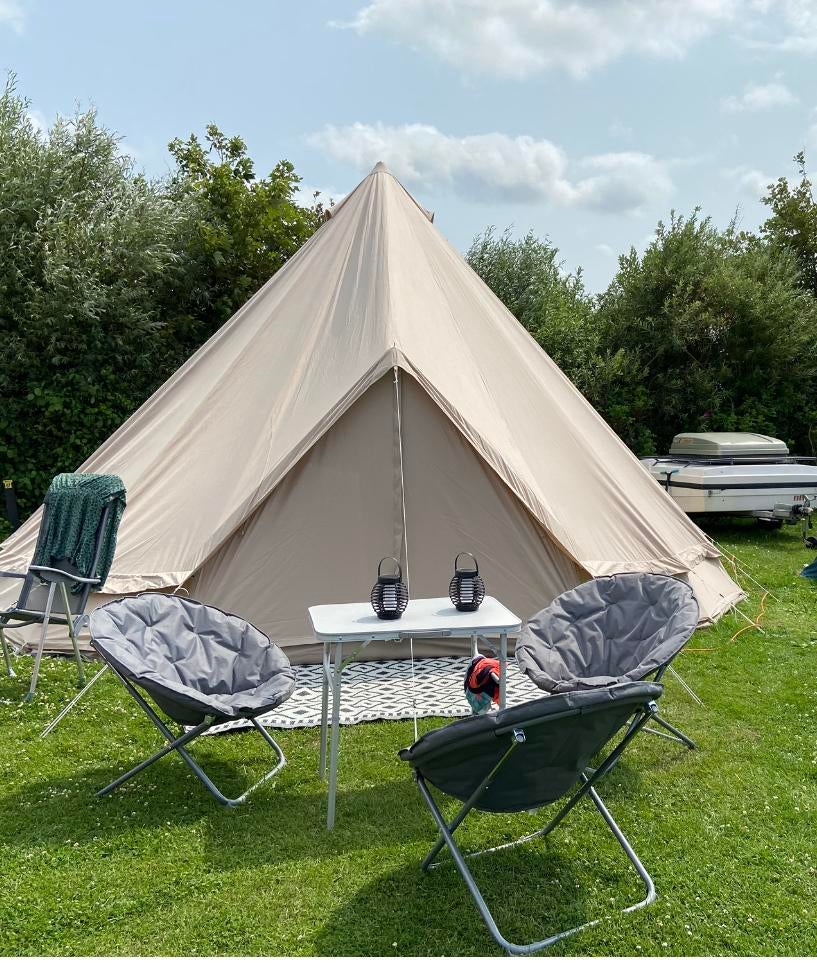 Sahara 600 bell tent (incl aanhanger en complete uitrusting), Caravans en Kamperen, Tenten, Ophalen of Verzenden, Zo goed als nieuw