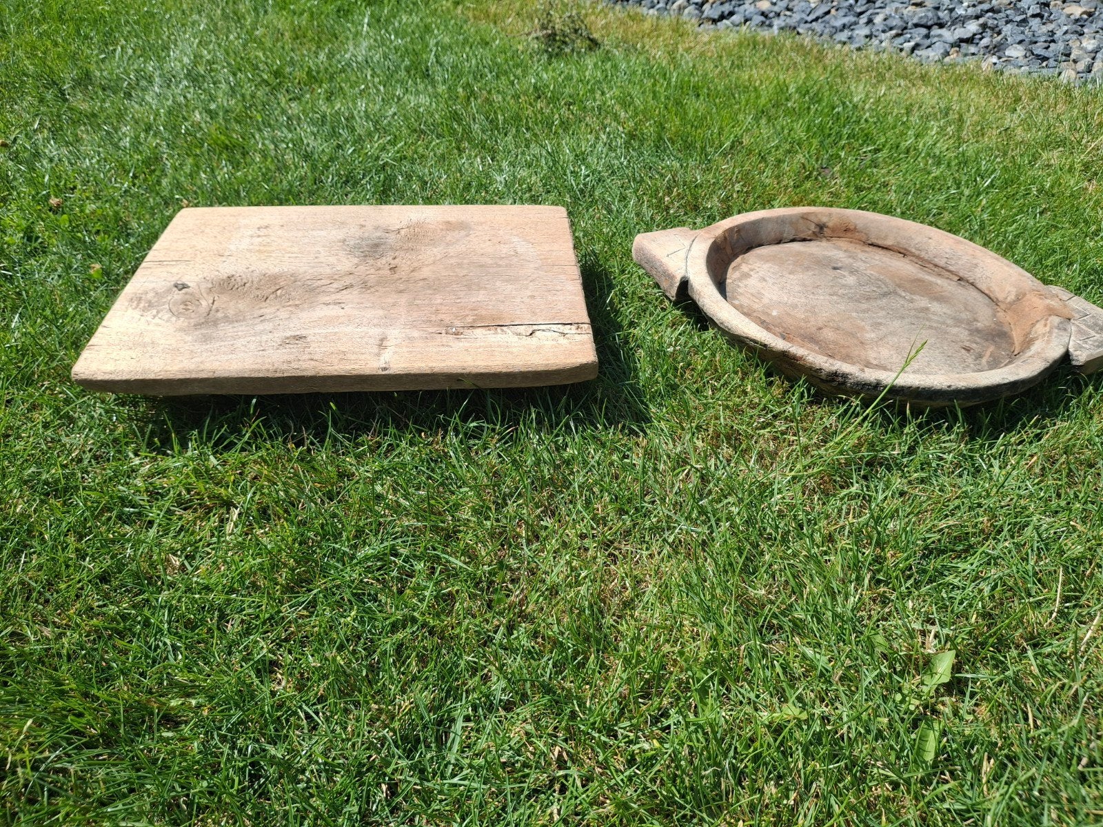 houten schalen, Ophalen of Verzenden, Rond, Hout