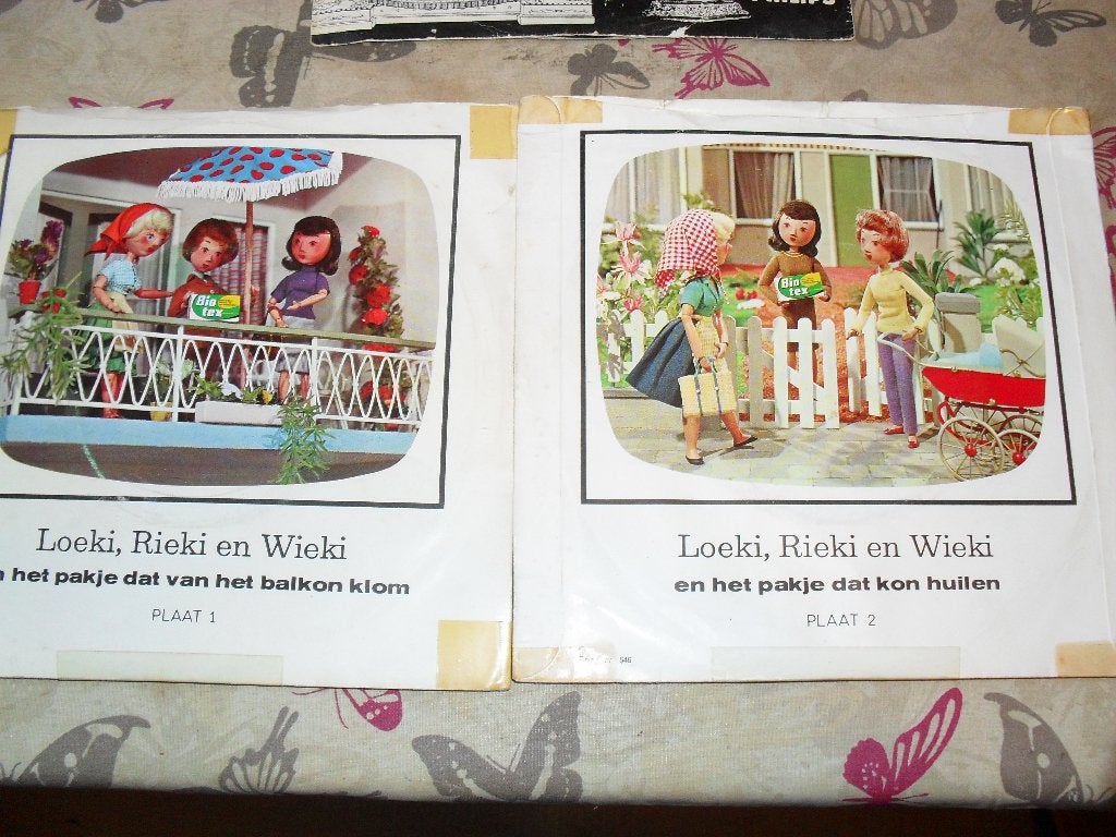 45 RPM vinyl singles 1968 Bio tex Loeki, Rieki en Wieki 1& 2, Cd's en Dvd's, Vinyl Singles, Gebruikt, 7 inch, Ophalen of Verzenden