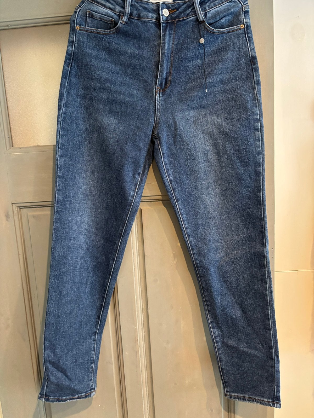 Mom fit jeans - Laulia - Maat 38, Ophalen of Verzenden, Zo goed als nieuw, Blauw, W30 - W32 (confectie 38/40)
