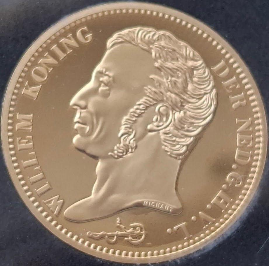 Originele Herslag 10 Gulden 1829 U - Koning Willem I, Verzenden, Overige materialen, Nederland
