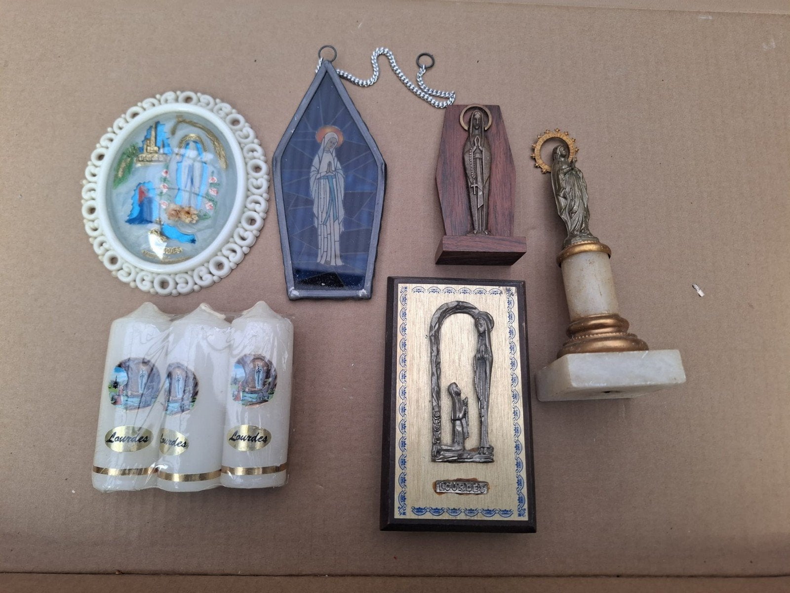 Religieuze Beelden en Kaarsen - Lourdes Collectie, Ophalen of Verzenden