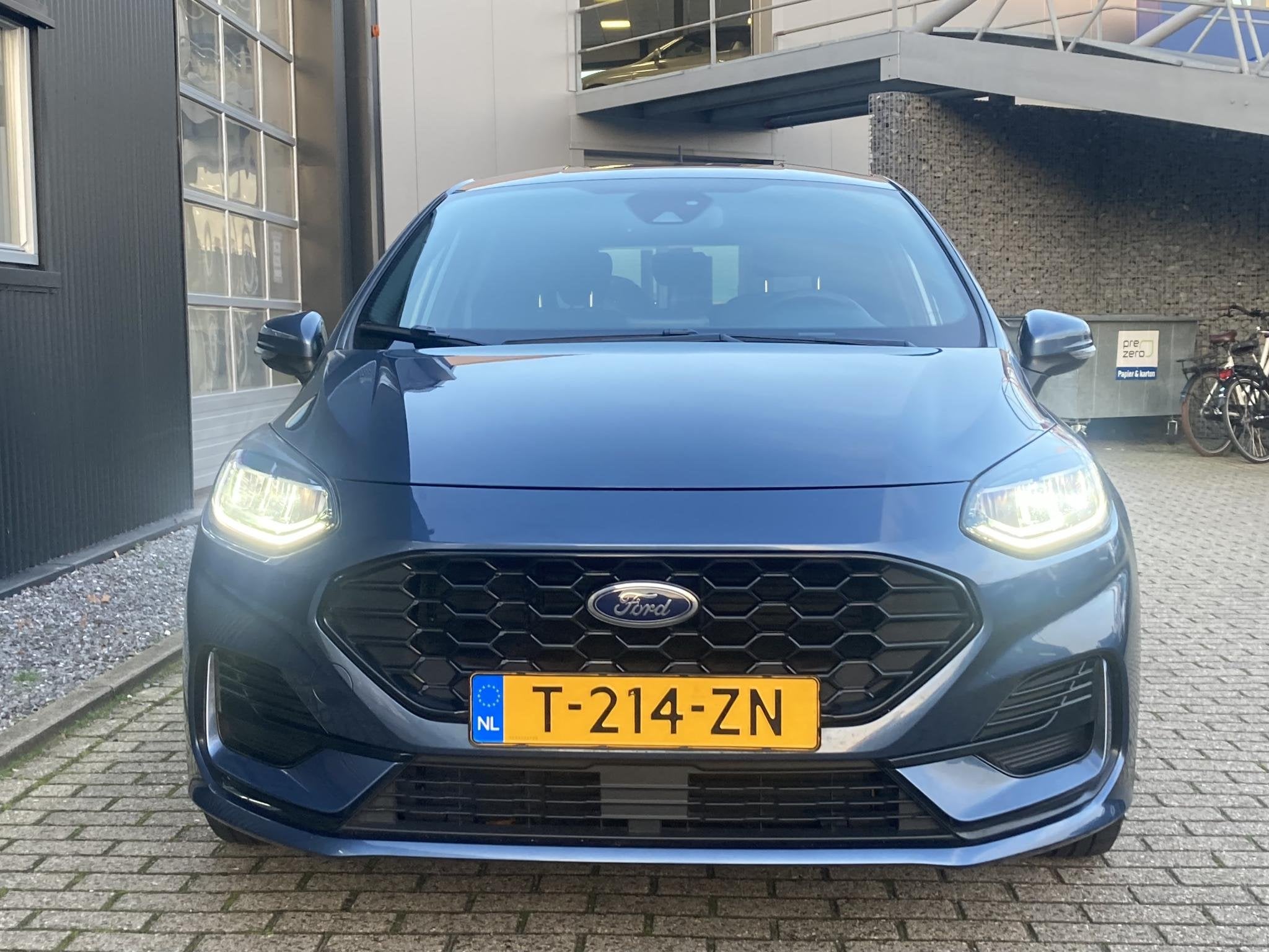 Ford Fiesta 1.0 EcoBoost Hybrid 125 pk ST-Line 5-deurs Apple, Voorwielaandrijving, Gebruikt, Blauw, 49 €/maand