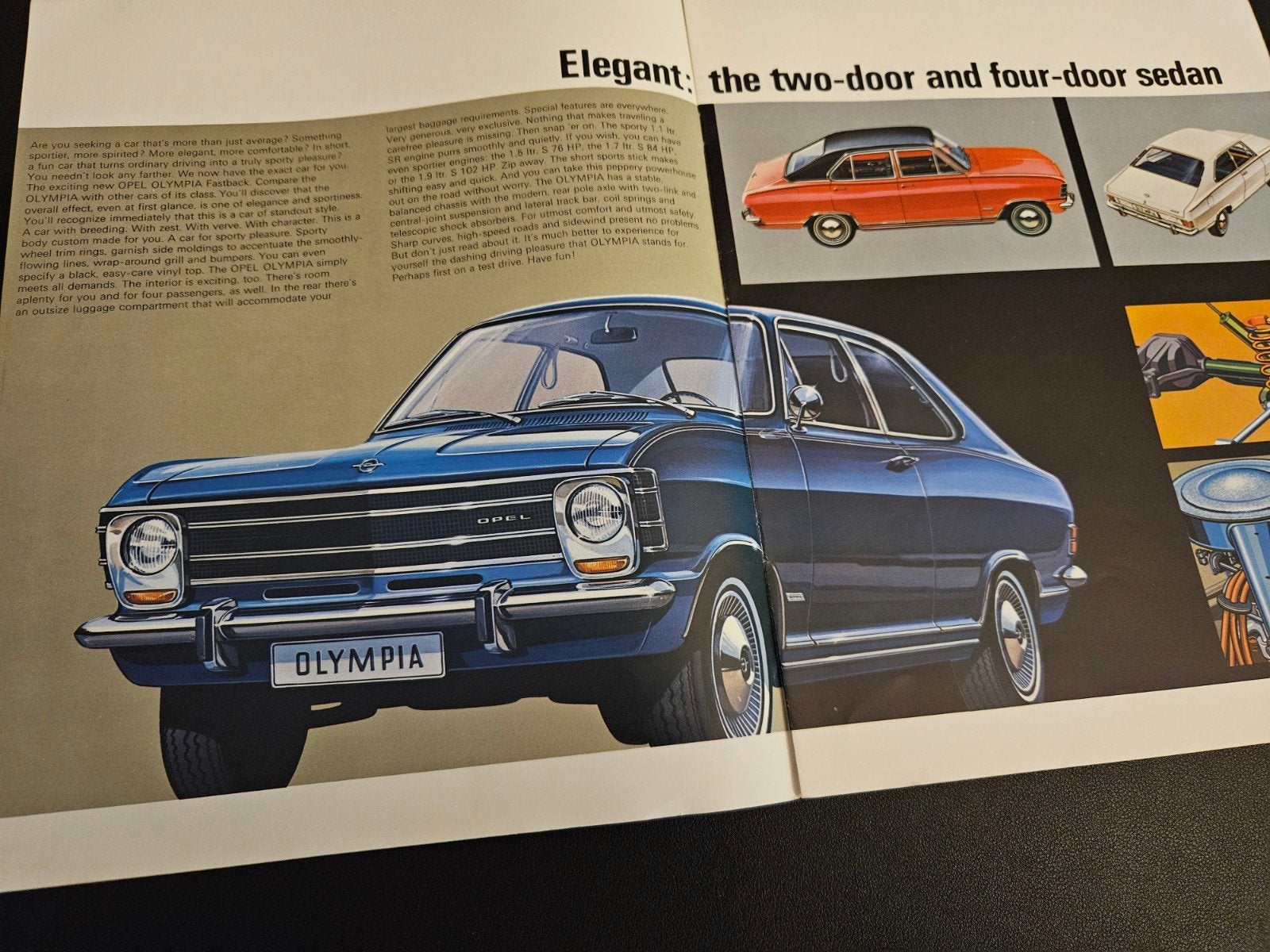 Brochure Opel Olympia 1967, Ophalen of Verzenden, Zo goed als nieuw, Opel