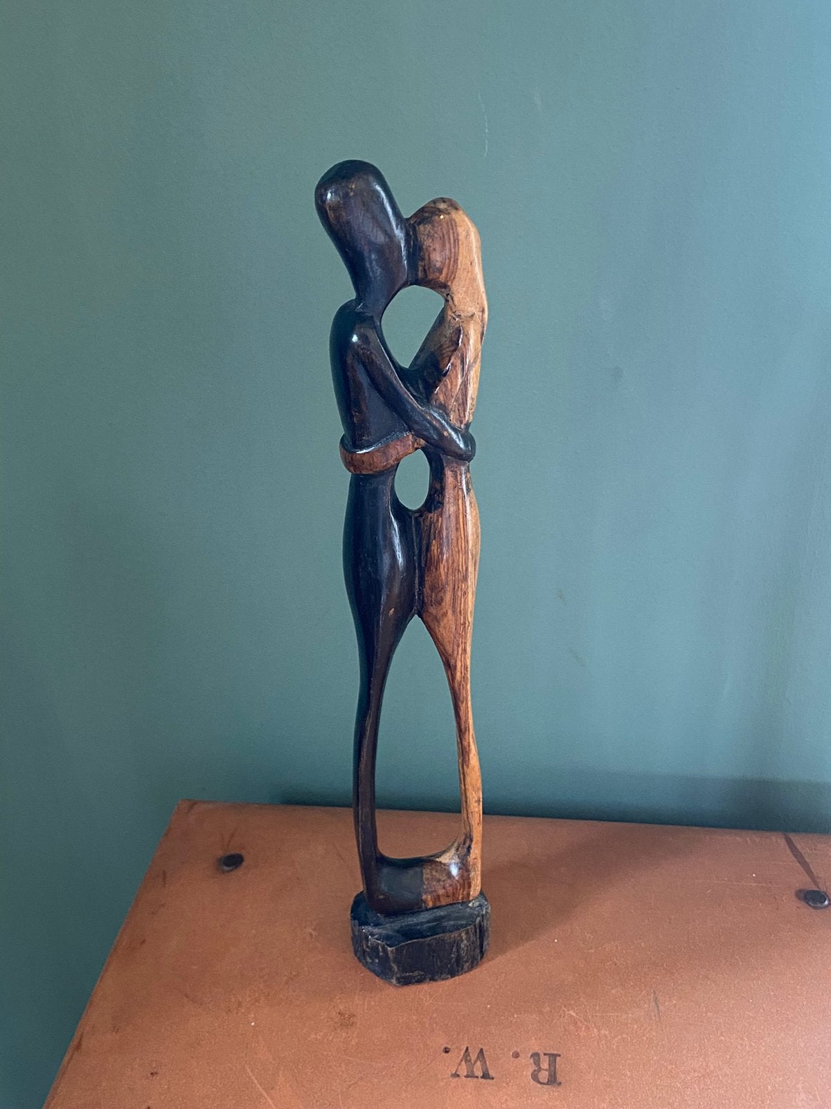 Vintage houten beeldje, Ophalen of Verzenden