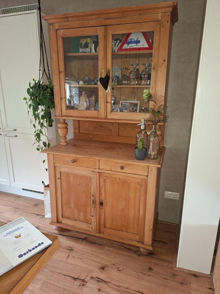 Grenen buffetkast, Huis en Inrichting, Ophalen of Verzenden, Gebruikt, 25 tot 50 cm, 200 cm of meer