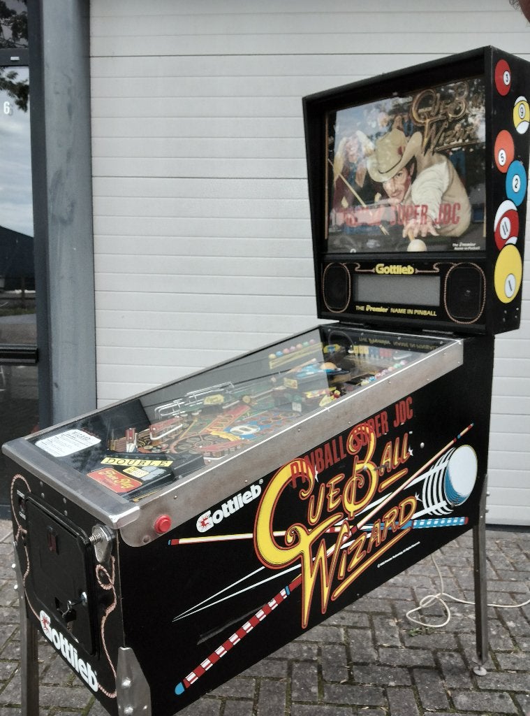 Gottlieb Cue Wizard Flipperkast, Verzamelen, Gebruikt, Gottlieb, Ophalen of Verzenden, Dot-matrix