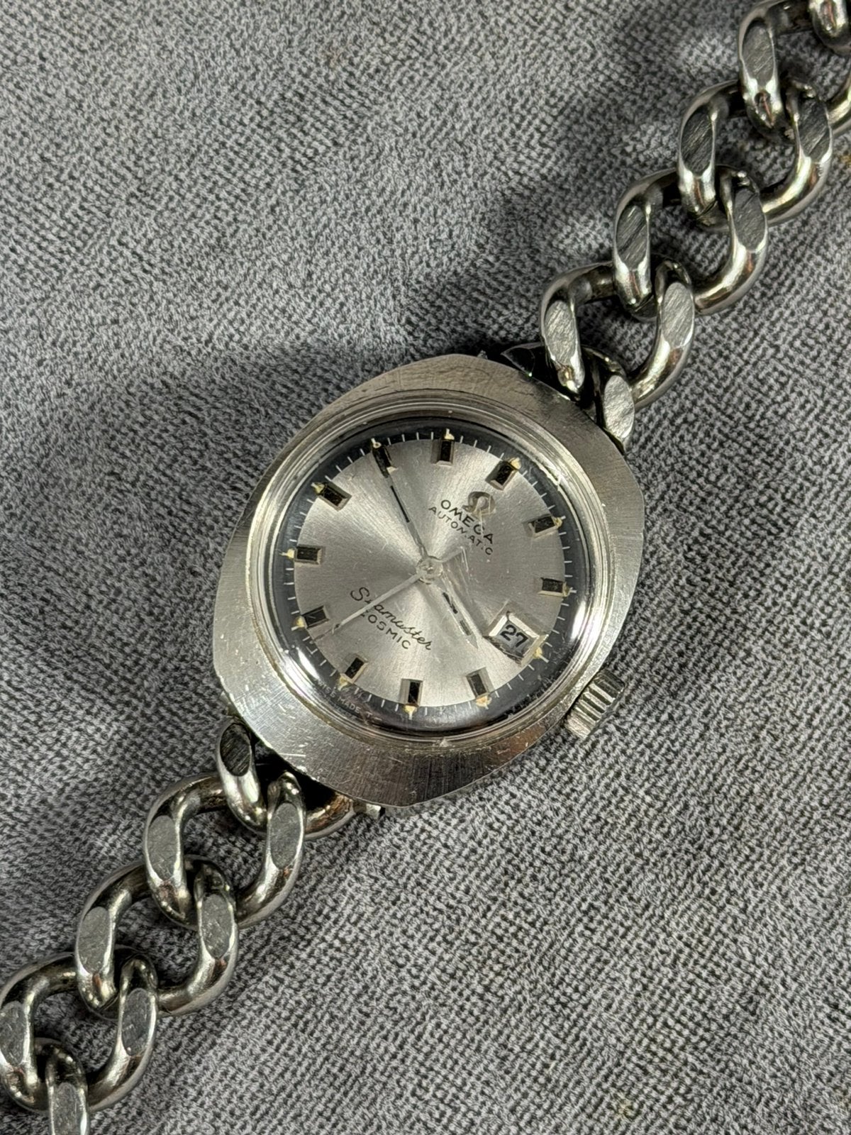 Vintage Omega Seamaster Cosmic Automatic horloge Ref.566.018, Verzenden, Conditie, Gebruikt, Android