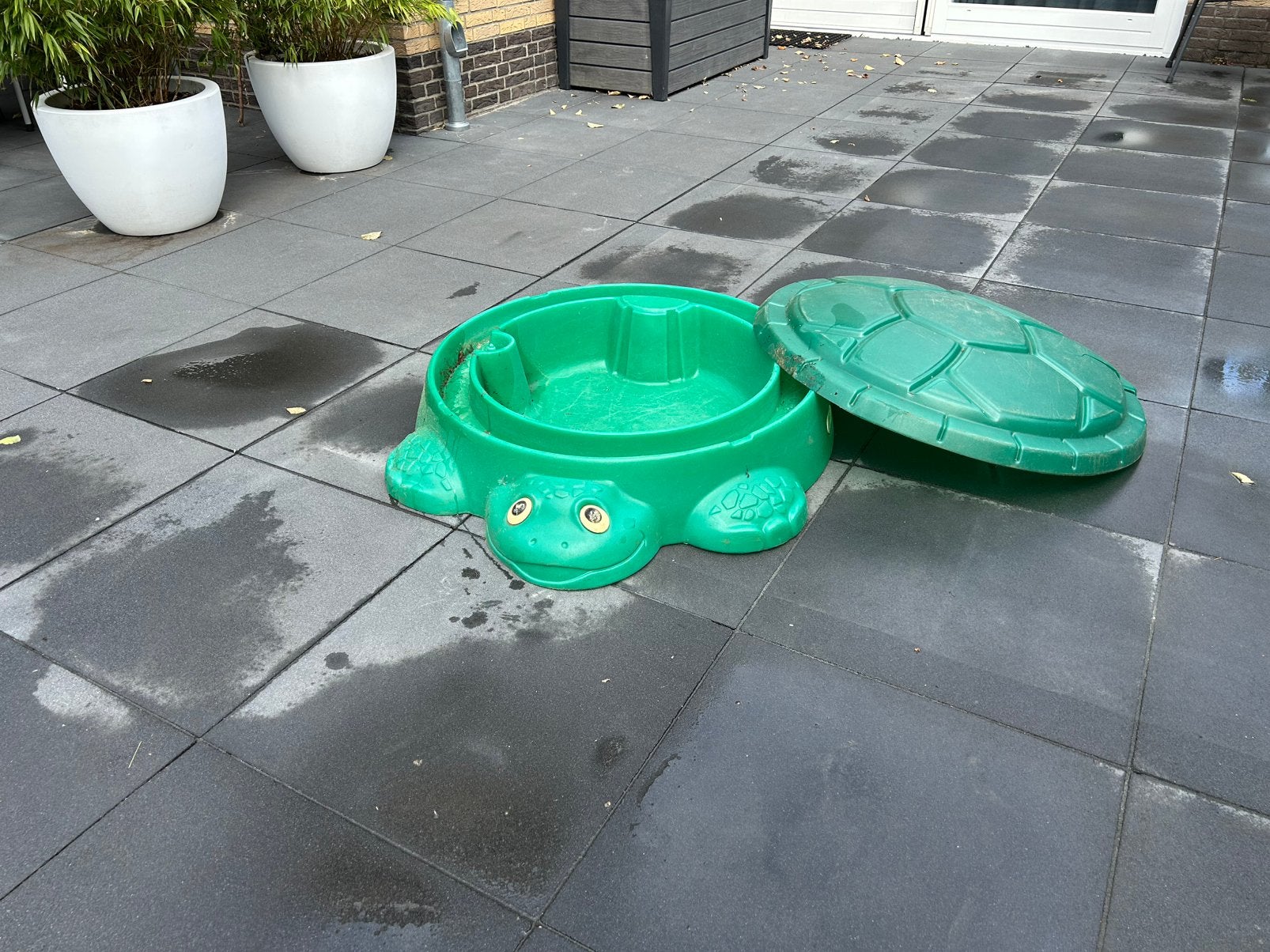 Little Tikes Schildpad zandbak met waterrand., Kinderen en Baby's, Speelgoed | Buiten | Zandbakken, Ophalen, Gebruikt