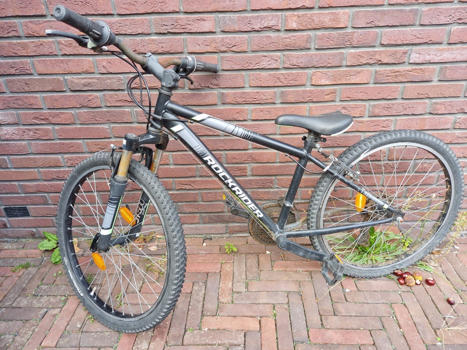 Rockrider mountainbike - Technisch aandacht nodig, Minder dan 10 versnellingen, Gebruikt, Velgrem, Minder dan 49 cm