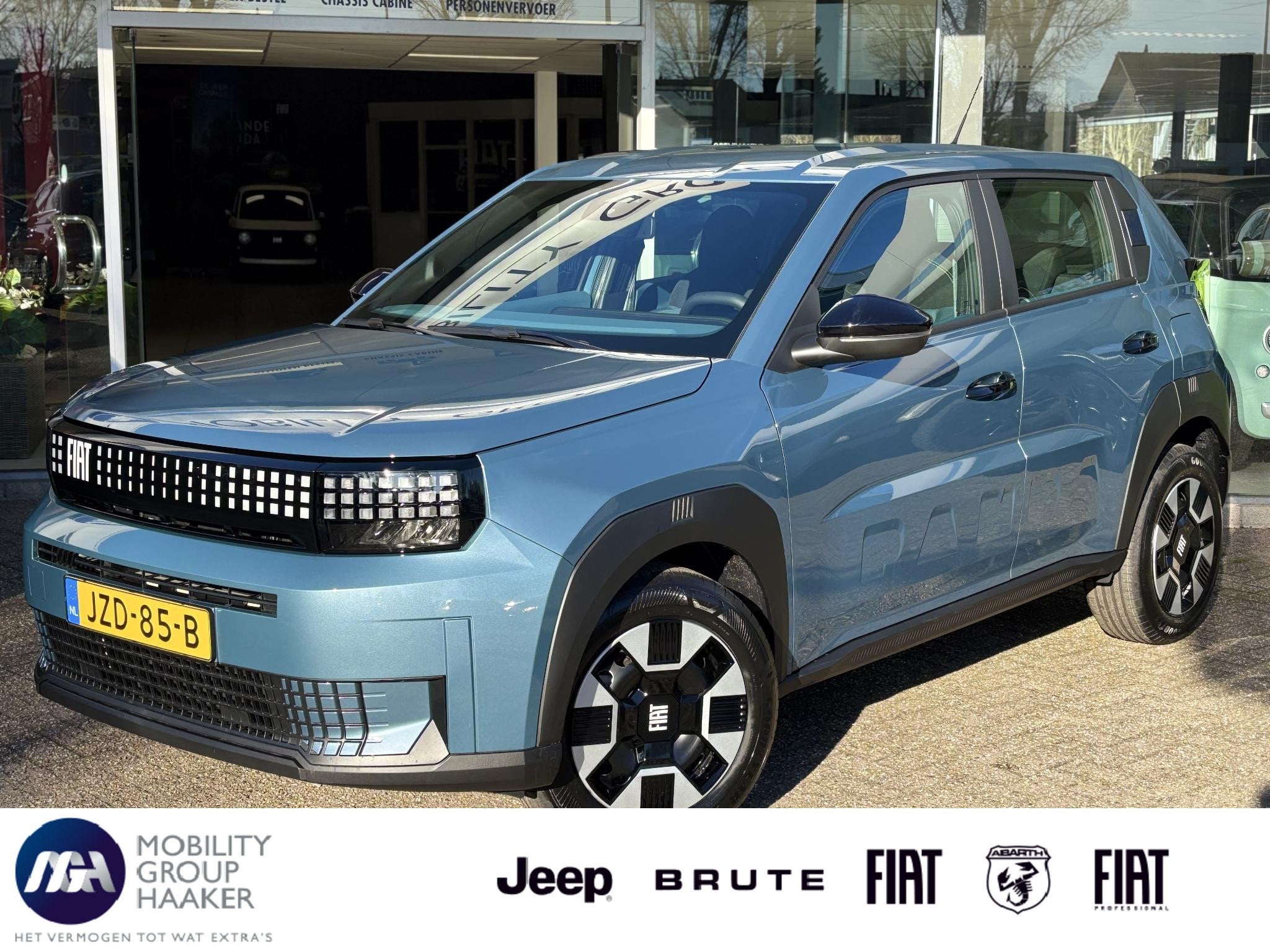 Fiat Grande Panda 1.2 Hybrid ICON | Parkeersensoren | Carpla, Auto's, Stof, Origineel Nederlands, Bedrijf, 3 cilinders