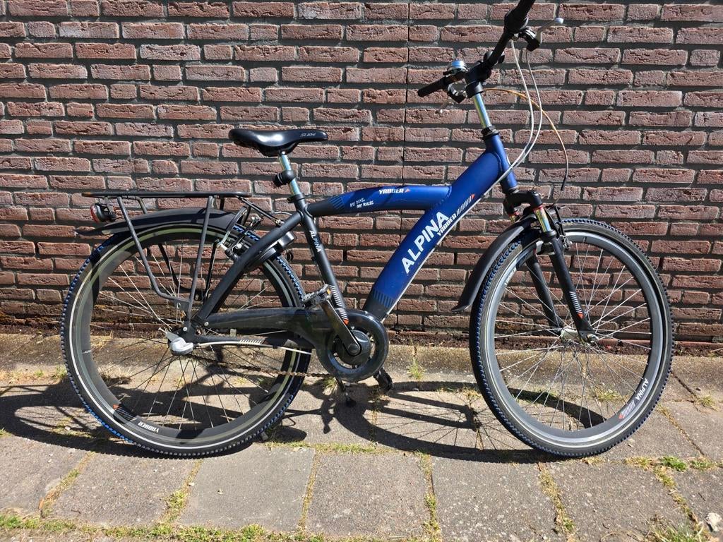 Goeie Alpina fiets yabber met 3 versnellingen 26 inch, Fietsen en Brommers, Terugtraprem, Gebruikt, Versnellingen, Overige merken