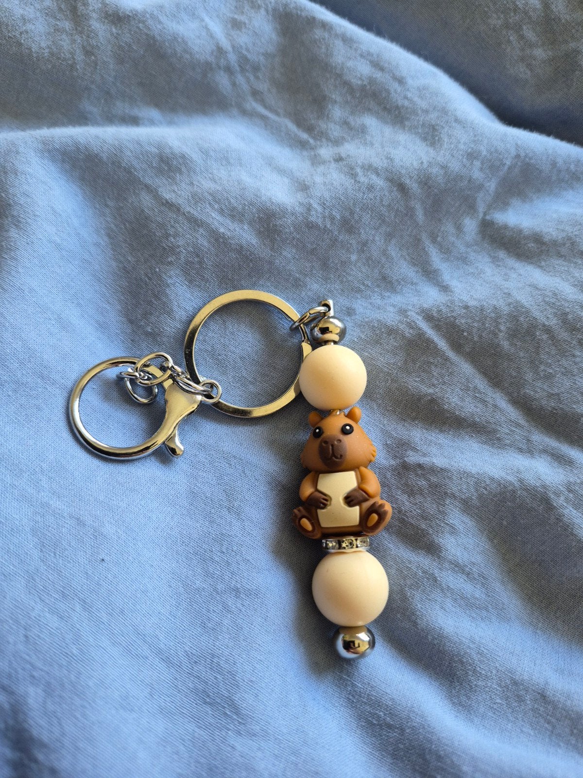 sleutelhanger met capybara.., Ophalen of Verzenden, Nieuw