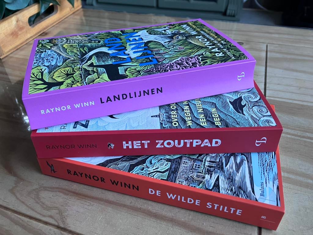 Raynor Winn Triologie Zoutpad Landlijnen Wilde Stilte, Ophalen of Verzenden, Zo goed als nieuw, Europa