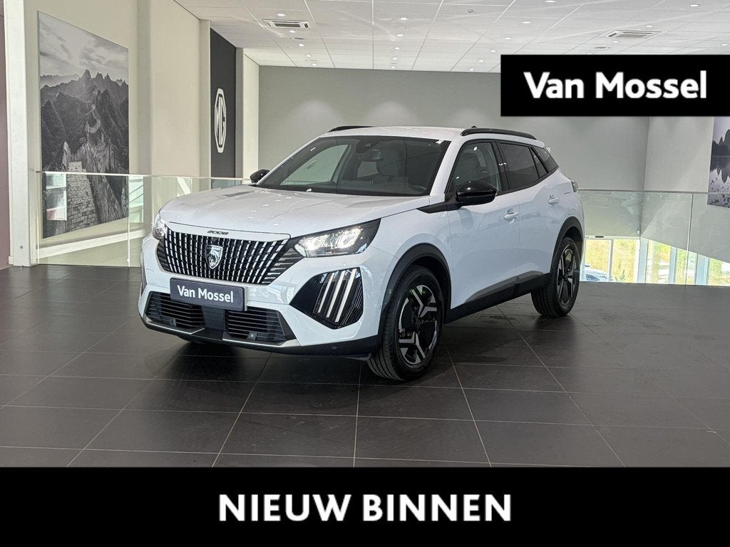 Peugeot 2008 1.2 Hybrid 145 Allure Hoge Instap! | Automaat |, Auto's, Gebruikt, Euro 6, 1199 cc, Leder en Stof