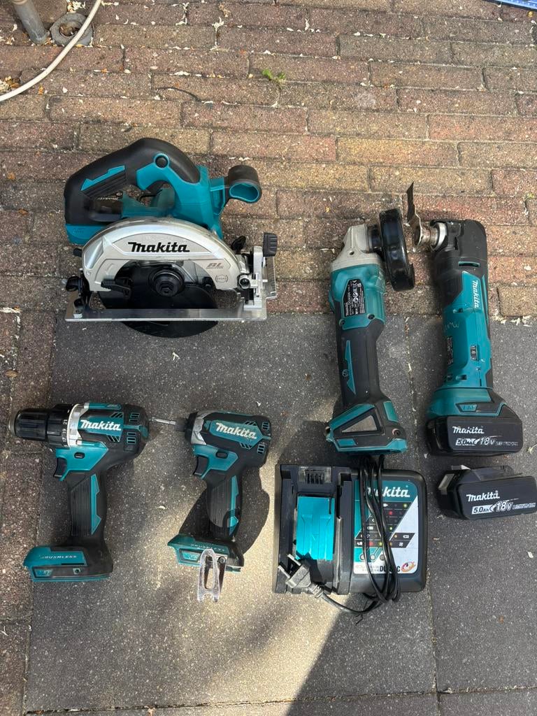 Makita set, Ophalen of Verzenden, Gebruikt, Boor- en/of Breekhamer