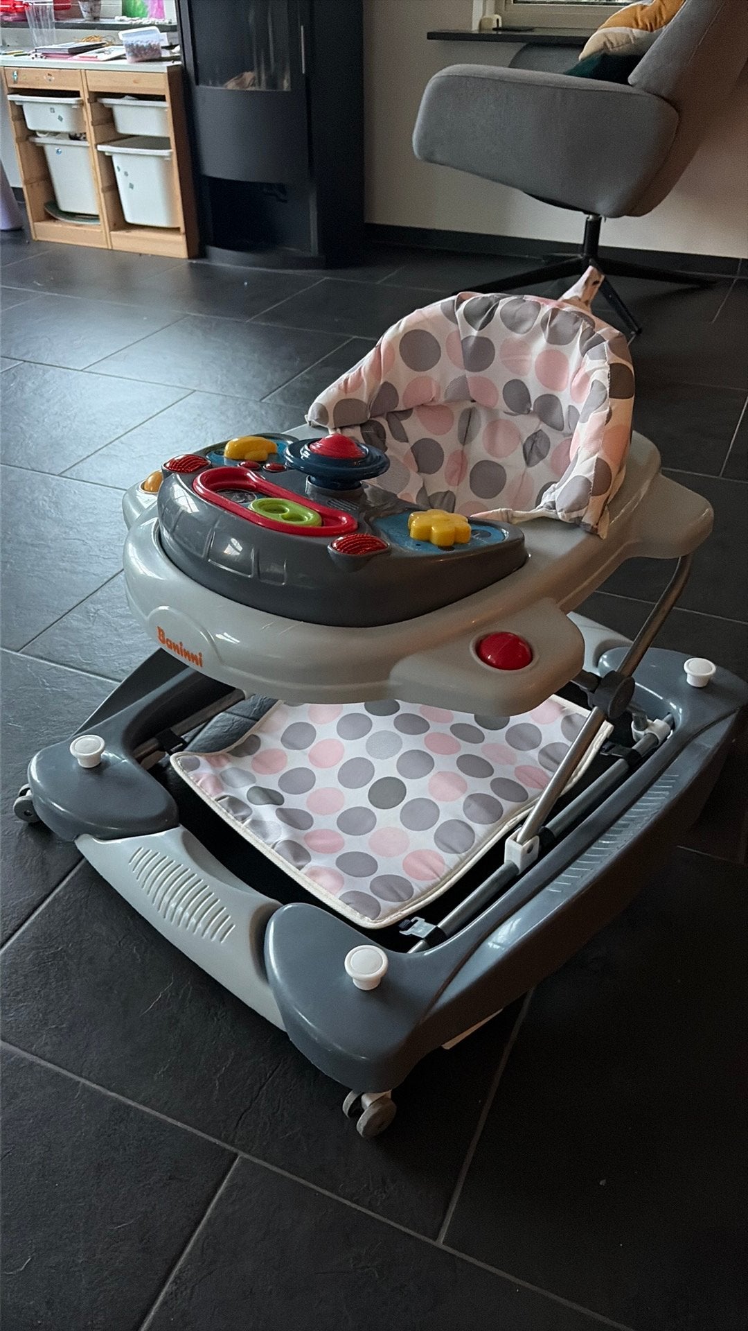 Baninni loopwagen met speelblad en geluid, Kinderen en Baby's, Ophalen, Gebruikt