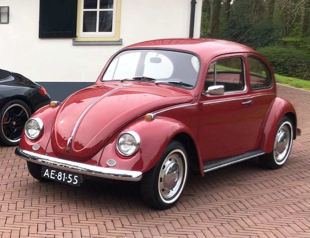 volkswagen kever type 1200 (spaarkever), Auto's, Achterwielaandrijving, Zwart, Volkswagen, Bedrijf