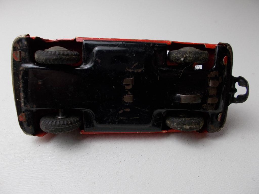 Jr 50/60 Made in JAPAN. BLIKKEN U.S.A STATION CAR + TREKHAAK, Antiek en Kunst, Antiek | Speelgoed, Ophalen of Verzenden