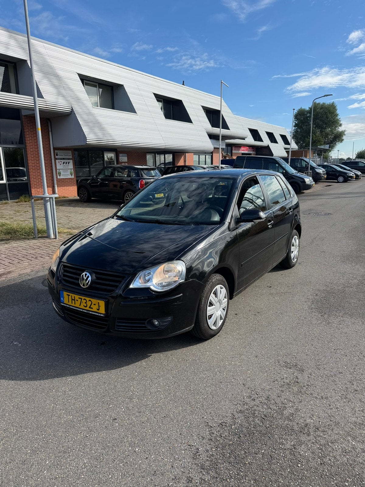 Volkswagen polo 1.2 trendline 2006 nieuwe apk, Voorwielaandrijving, Stof, Zwart, Zwart