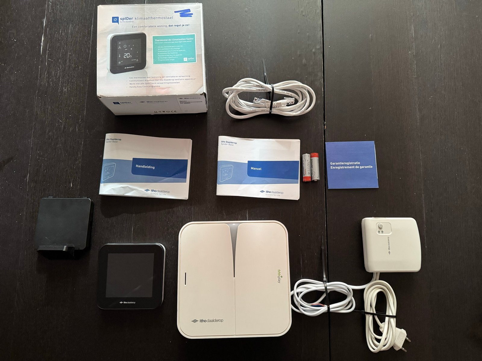 Itho Daalderop Spider Thermostaat Set, Ophalen of Verzenden, Slimme thermostaat, Gebruikt