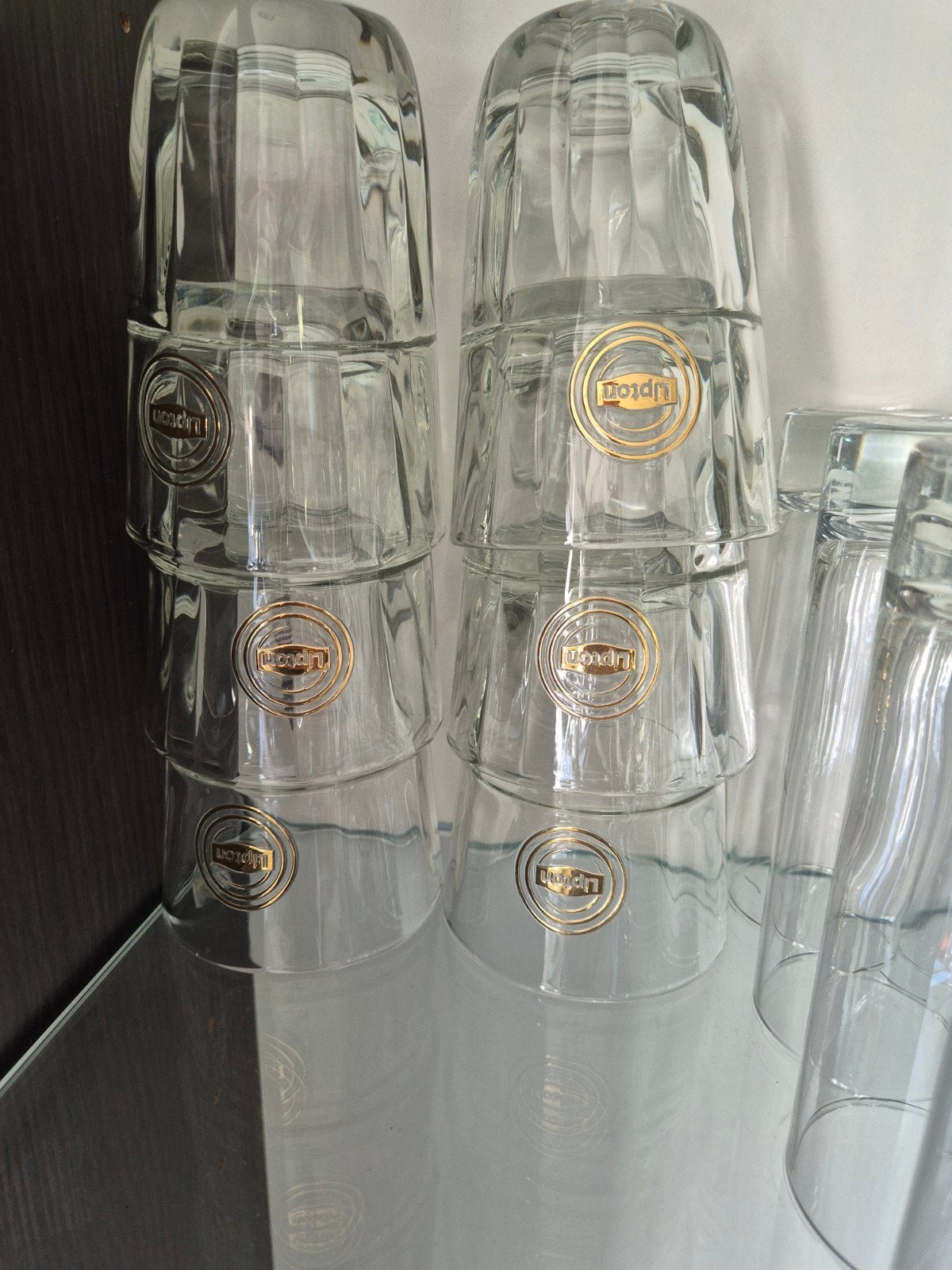6 Lipton Ice Tea Glazen - Zo goed als nieuw, Ophalen