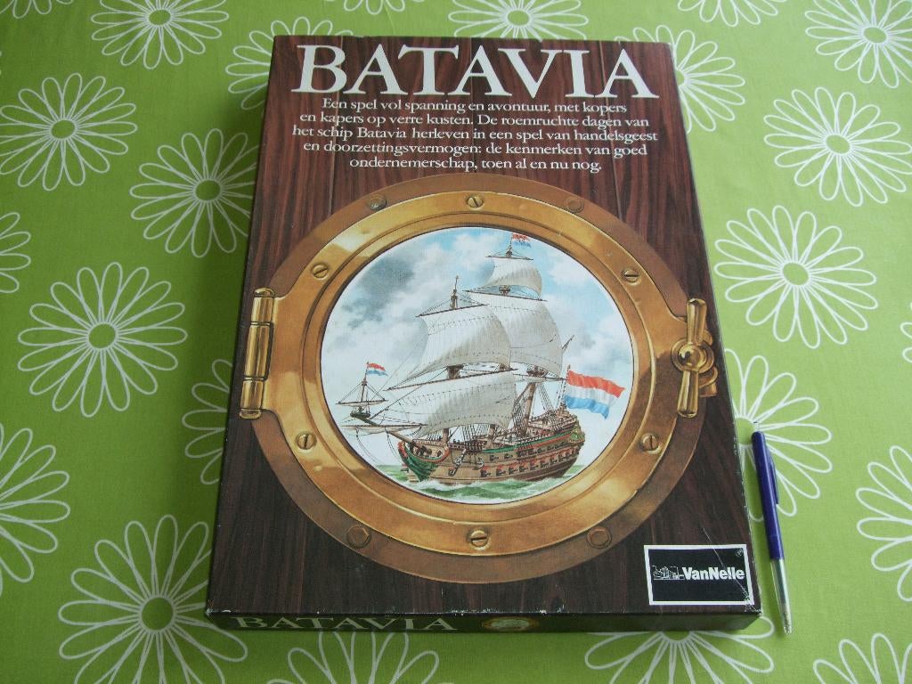 Batavia - het spannende bordspel van VanNelle uit 1982, Vijf spelers of meer, Ophalen of Verzenden, Gebruikt, VanNelle