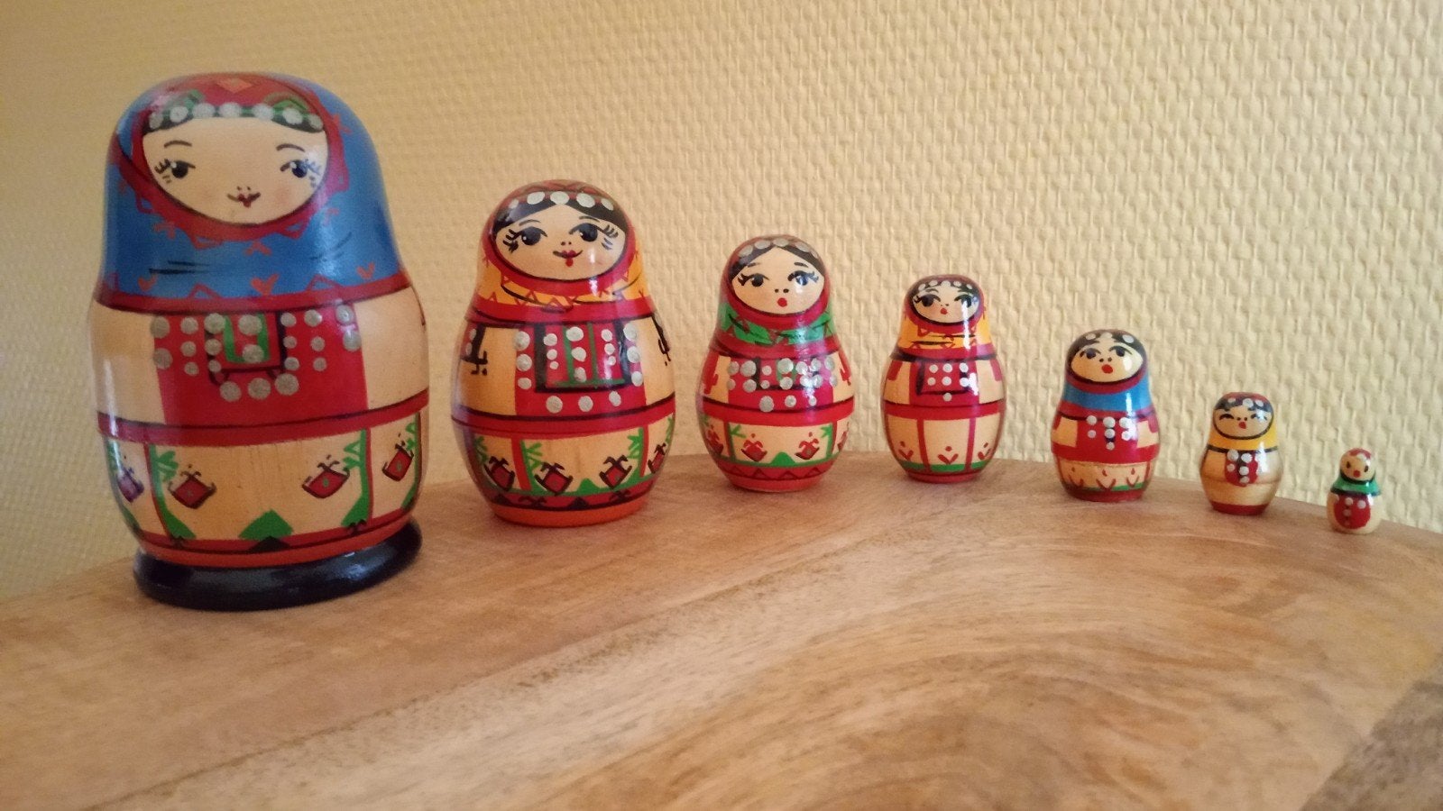 Russische matroesjka – vermoedelijk uit de Sovjetperiode, Ophalen of Verzenden, Zo goed als nieuw