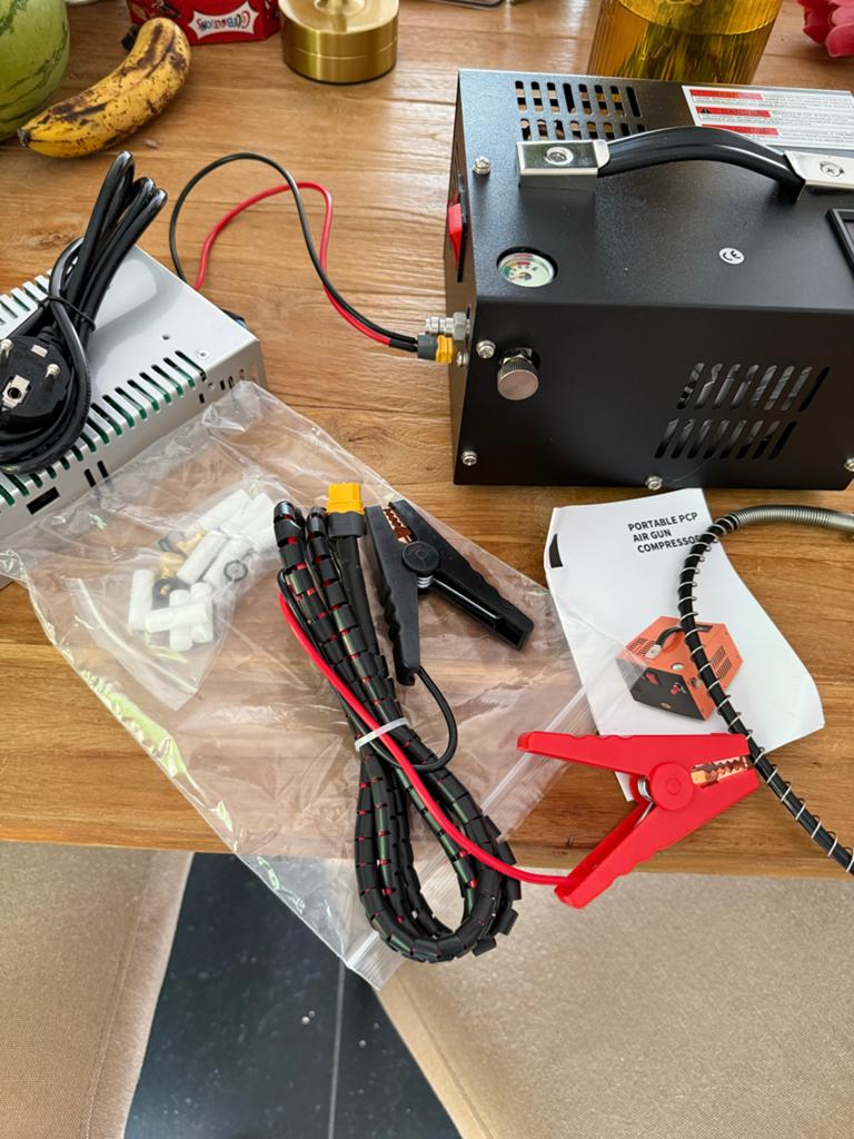 Nieuwe Draagbare PCP Geweer Compressor 300 Bar (4500 PSI), Sport en Fitness, Schietsport-accessoires, Ophalen of Verzenden, Nieuw