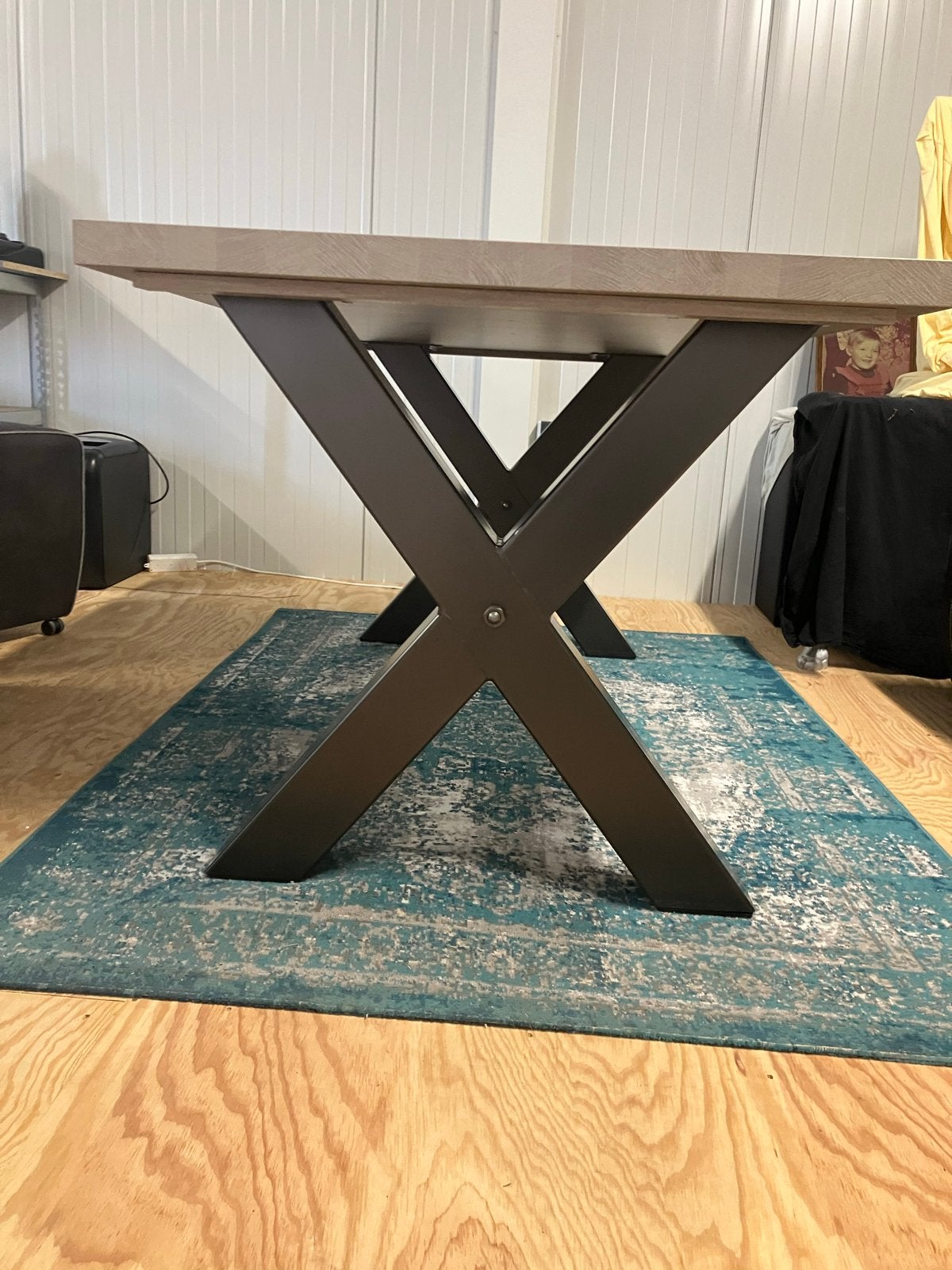 Eettafel met 4 stoelen, Ophalen, Gebruikt, 50 tot 100 cm, 150 tot 200 cm