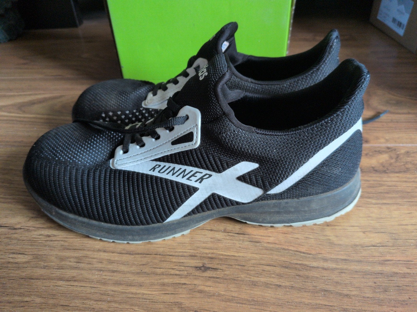 Zgan Atlas Runner 25 S1P Werkschoenen maat 41 Zwart/Wit Maat, Kleding | Heren, Atlas, Zwart, Ophalen of Verzenden, Zo goed als nieuw