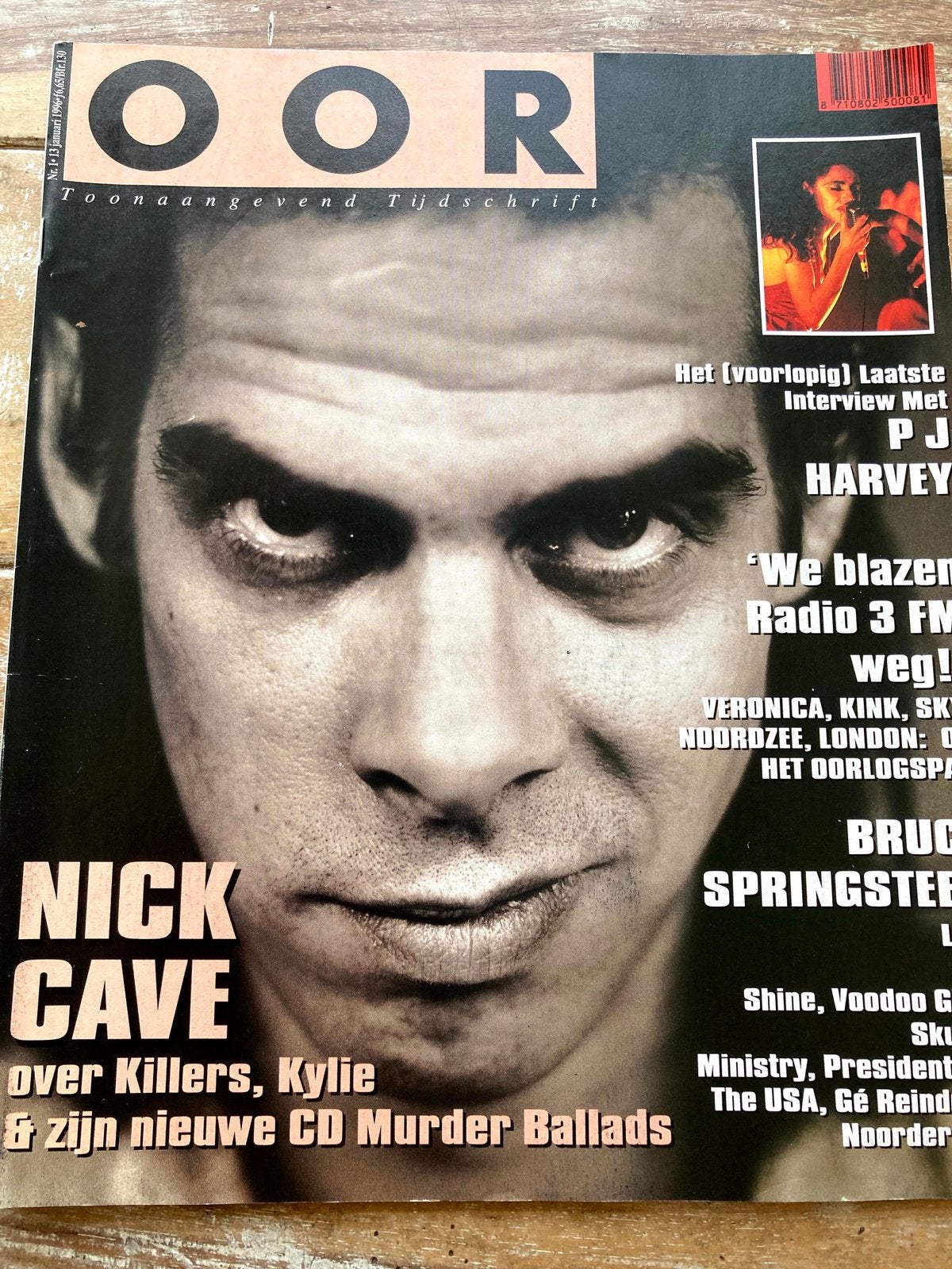 OOR Magazine 1996 NICK CAVE Bruce Springsteen SHINE Ministr, Ophalen of Verzenden, Zo goed als nieuw, Muziek, Film of Tv