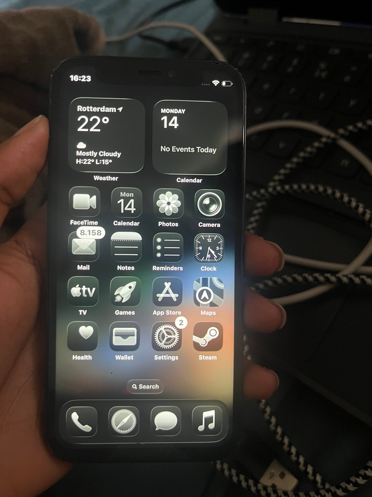 iPhone 12 Mini 64GB Zwart - Face ID defect, Gebruikt, IPhone 12 Mini, Zwart, Ophalen of Verzenden