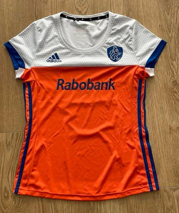 Vrouwen medium nederlands elftal hockey shirt in nieuwstaat, Ophalen of Verzenden, Zo goed als nieuw, Kleding