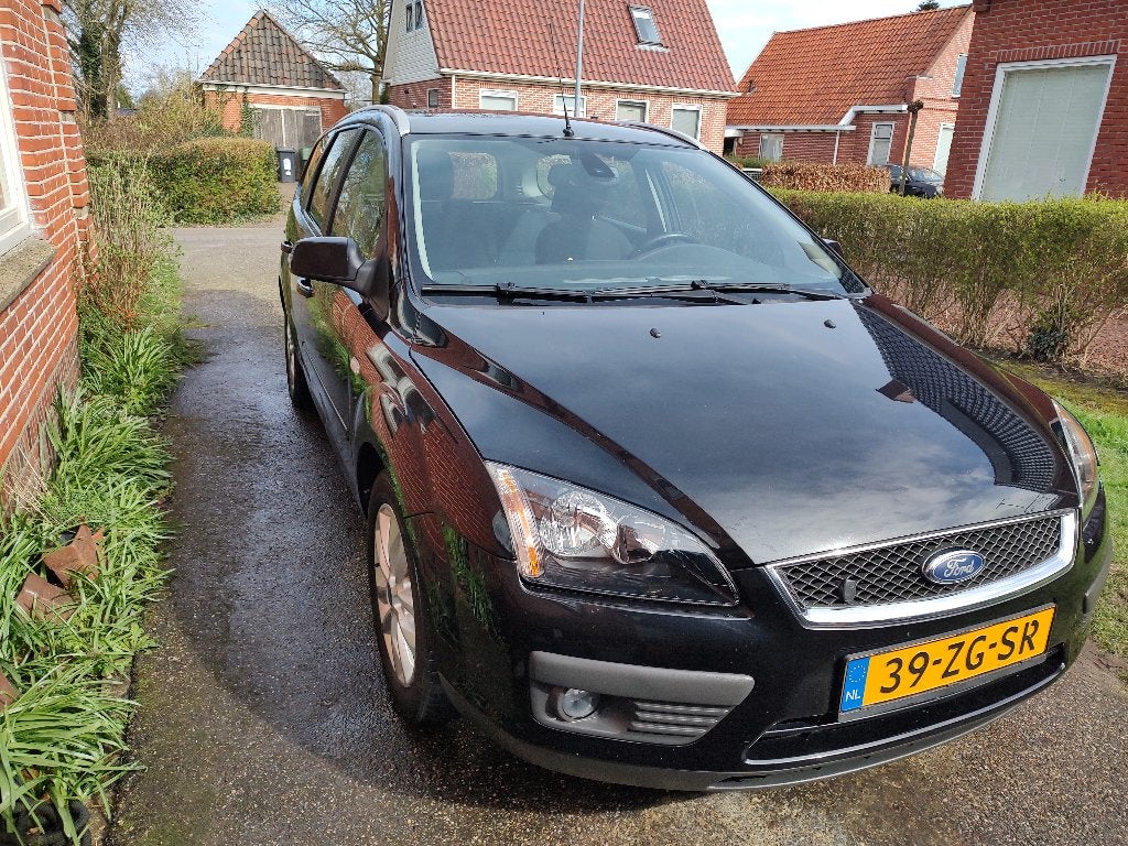 Ford Focus 1.8 92KW Wagon 2008 Zwart( lees tekst goed!!), Auto's, Zwart, 4 cilinders, Zwart, Handgeschakeld