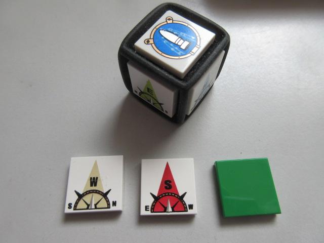nr. 4054, Lego dobbelsteen voor Lego spel 3851 Atlantis, Ophalen of Verzenden, Zo goed als nieuw, Lego